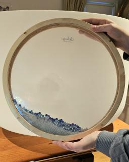 Wavy drum, vue de dos